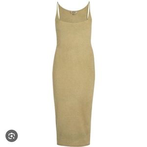 YEEZY Season 4 Boucle Midi Dress in Oatmeal Size Medium NWT
